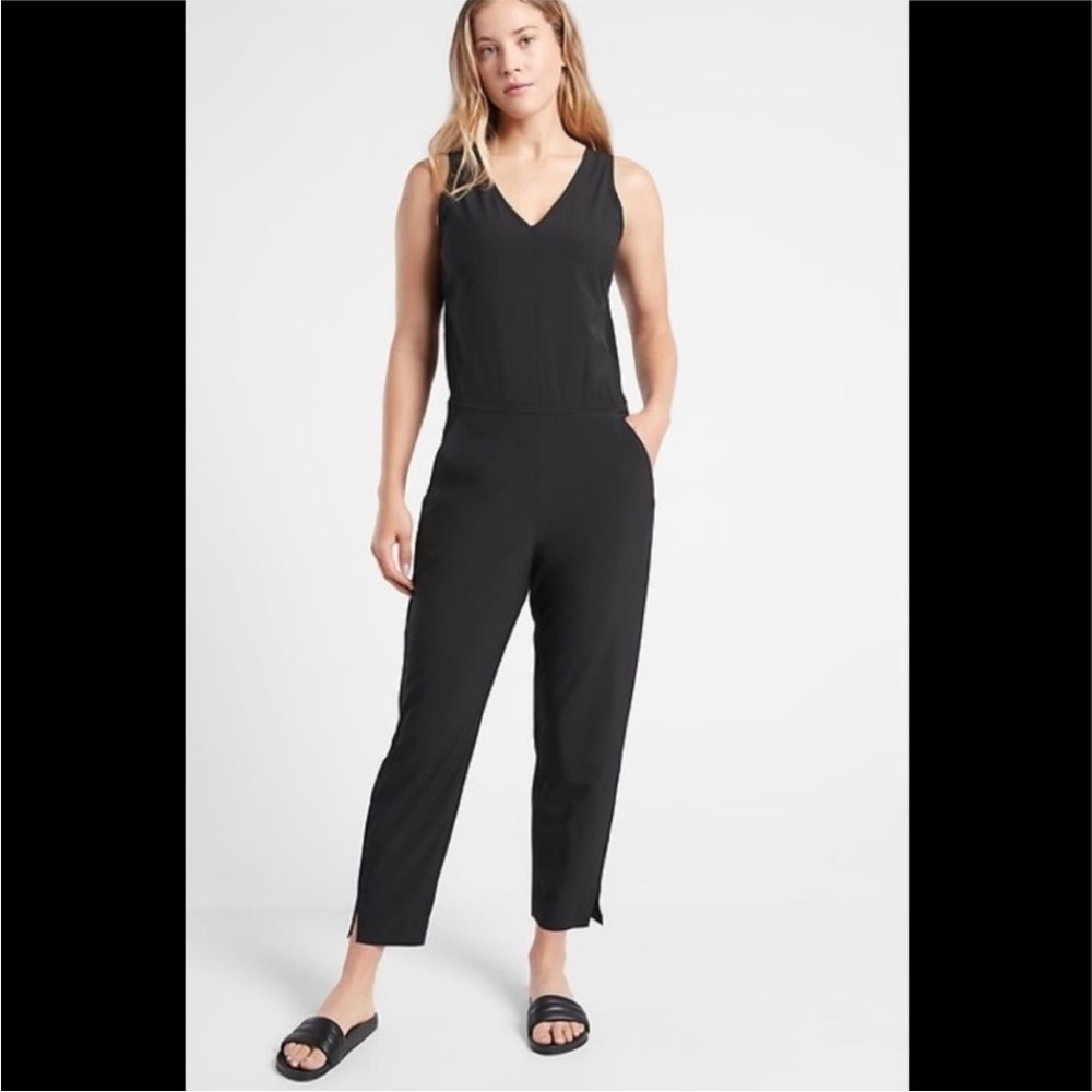 Athleta Brooklyn Jumpsuit size 2 Black